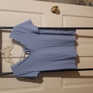 Shein blue top